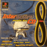 Interactive CD Sampler Disk Volume 8 Playstation US box art